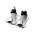 Steel Wire 2 Airpot Rack